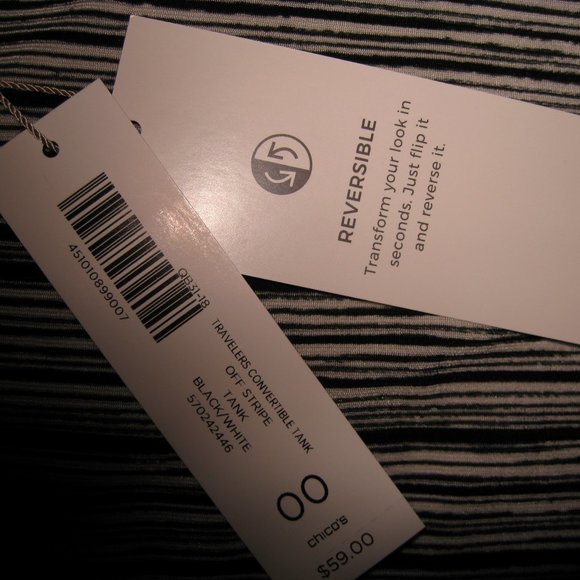 Chico's Travelers Convertible Tank - Picture 3 of 3